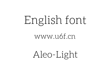 字体-Aleo-Light.otf下载