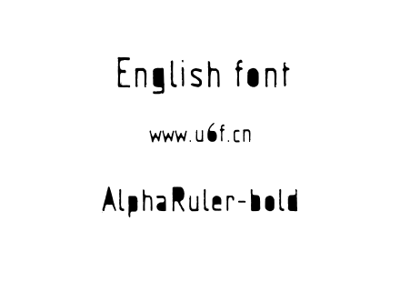AlphaRuler-bold.otf下载