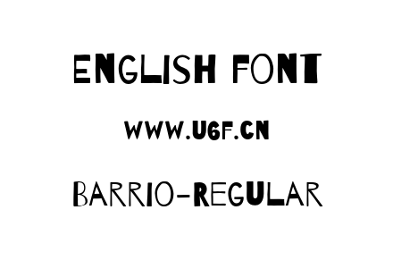 Barrio-Regular.otf下载