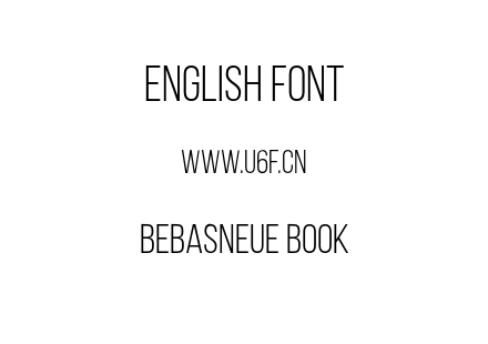 BebasNeue Book.otf下载