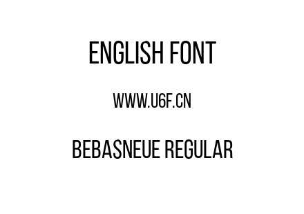BebasNeue Regular.otf下载