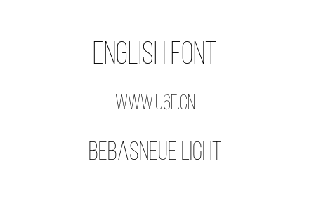BebasNeue Light.otf下载
