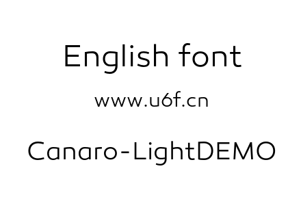 Canaro-LightDEMO.otf下载