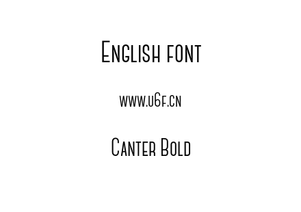 Canter Bold.otf下载
