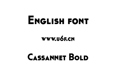 Cassannet Bold.otf下载
