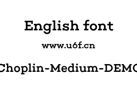 Choplin-Medium-DEMO.otf下载