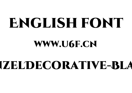 字体-CinzelDecorative-Black.otf下载