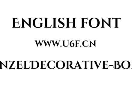 字体-CinzelDecorative-Bold.otf下载
