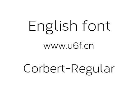 Corbert-Regular.otf下载