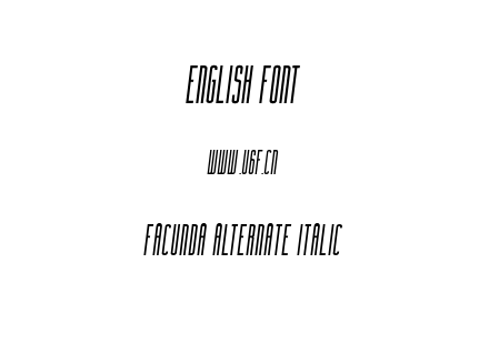 Facunda Alternate Italic.otf下载