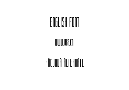 Facunda alternate.otf下载