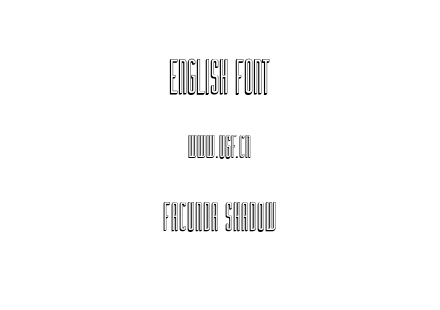 Facunda Shadow.otf下载
