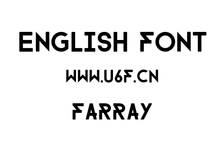 字体-FARRAY.otf下载