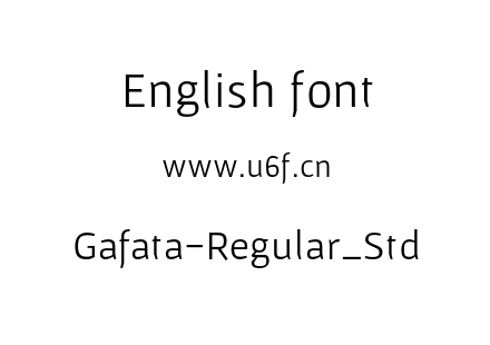 Gafata-Regular_Std.otf下载