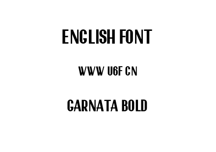 Garnata Bold.otf下载