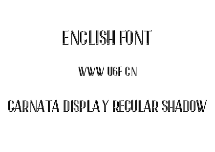 Garnata Display Regular Shadow.otf下载