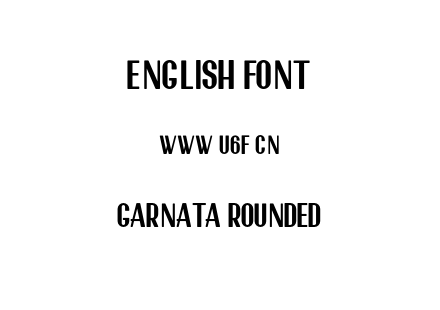Garnata Rounded.otf下载