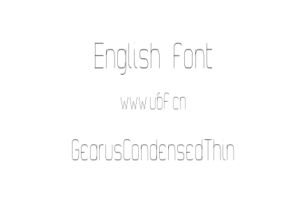 GearusCondensedThin.otf下载