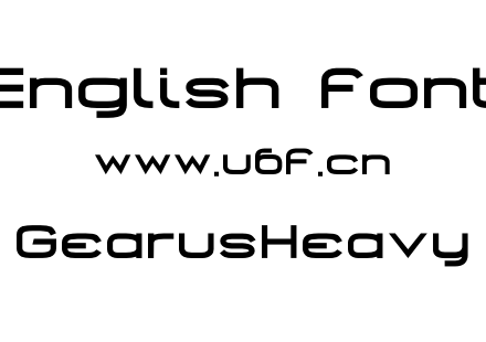 GearusHeavy.otf下载
