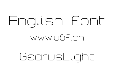 GearusLight.otf下载