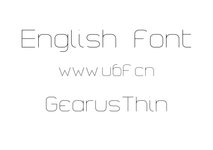 GearusThin.otf下载