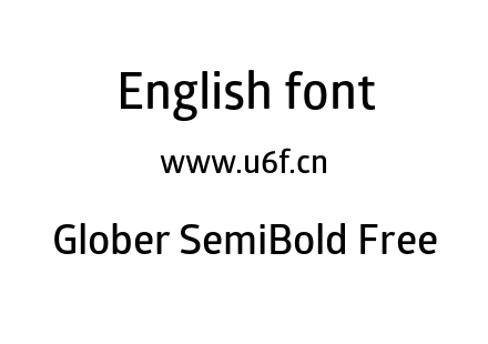 Glober SemiBold Free.otf下载