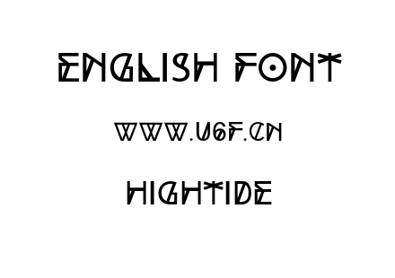 字体-HighTide.otf下载