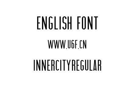 InnercityRegular.otf下载