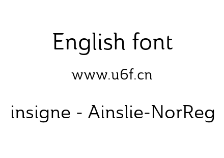 insigne - Ainslie-NorReg.otf下载