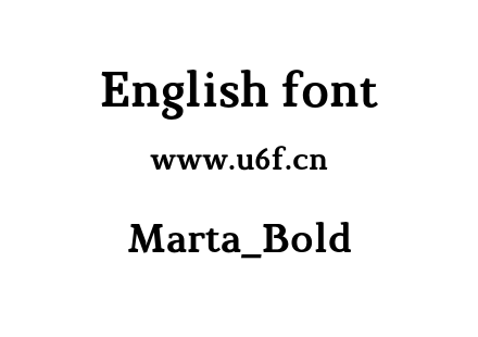 字体-Marta_Bold.otf下载