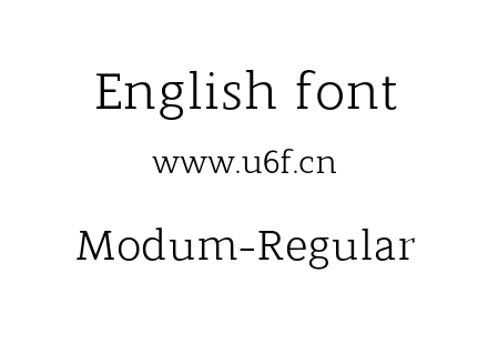 Modum-Regular.otf下载
