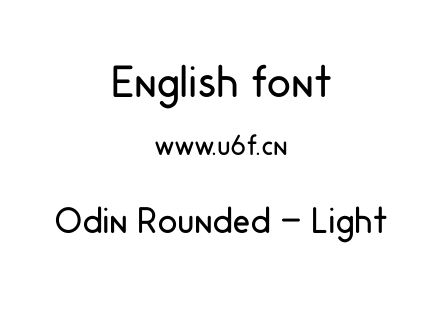 Odin Rounded - Light.otf下载