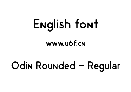 Odin Rounded - Regular.otf下载