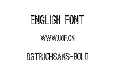 OstrichSans-Bold.otf下载