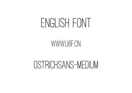 OstrichSans-Medium.otf下载