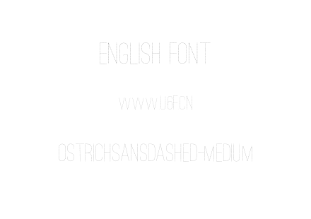 OstrichSansDashed-Medium.otf下载