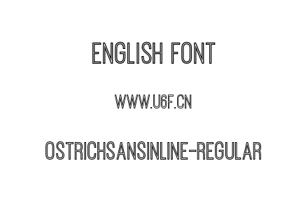 OstrichSansInline-Regular.otf下载