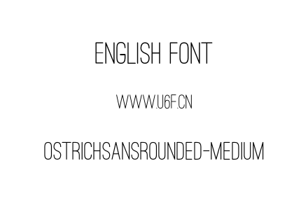 OstrichSansRounded-Medium.otf下载
