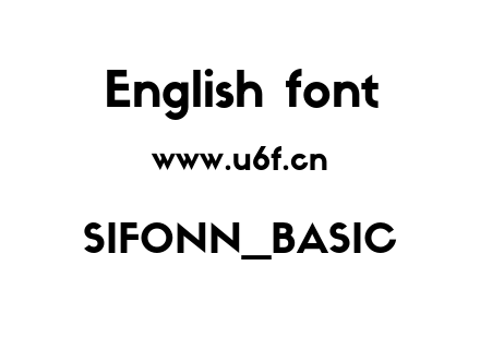 SIFONN_BASIC.otf下载
