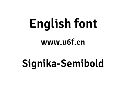 Signika-Semibold.otf下载