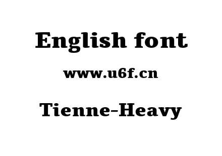 Tienne-Heavy.otf下载