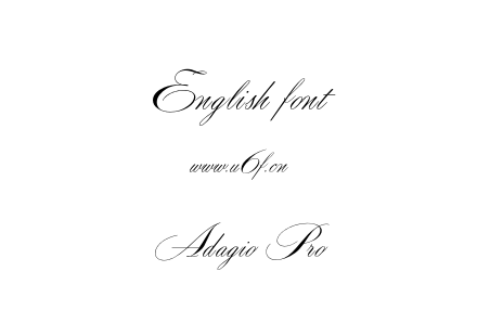 Adagio Pro.otf下载