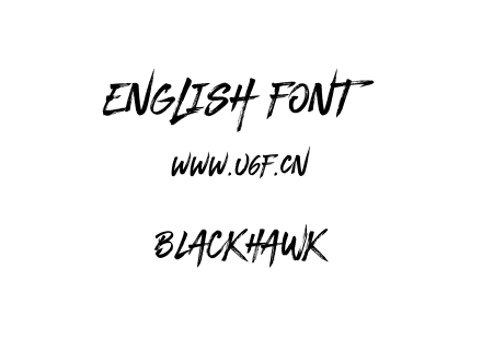 BLACKHAWK.otf下载