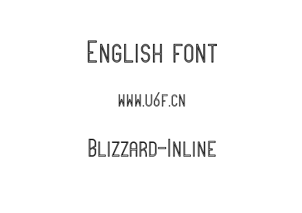 Blizzard-Inline.otf下载
