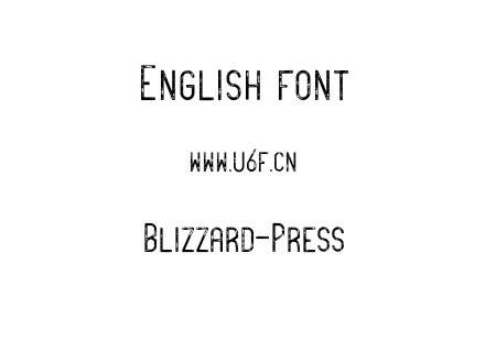 Blizzard-Press.otf下载