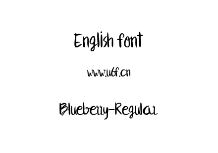 Blueberry-Regular.otf下载