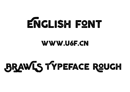 BRAWLS Typeface Rough.otf下载