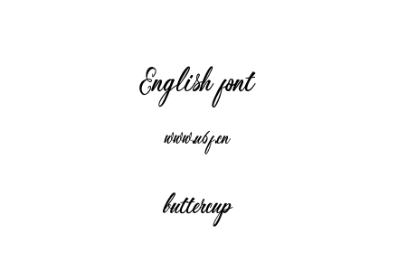 buttercup.otf下载
