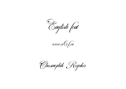 Chasmophile Regular.otf下载