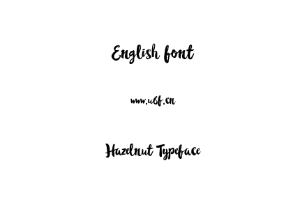 Hazelnut Typeface.otf下载